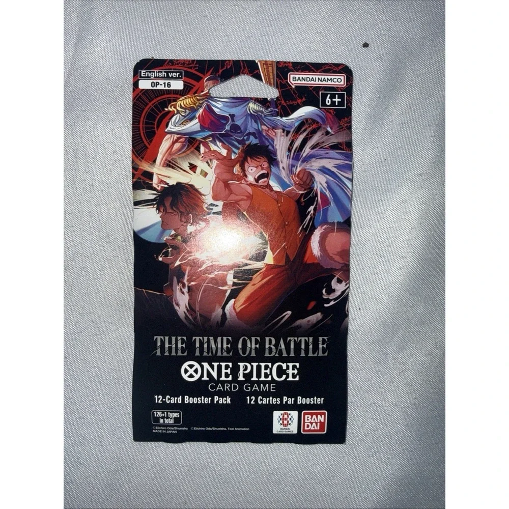 One Piece Card Game OP-16 The Time of Battle Booster Pack 12-Card- 6 Quantity